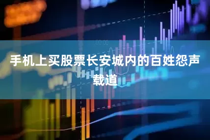 手机上买股票长安城内的百姓怨声载道