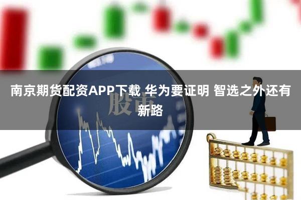 南京期货配资APP下载 华为要证明 智选之外还有新路